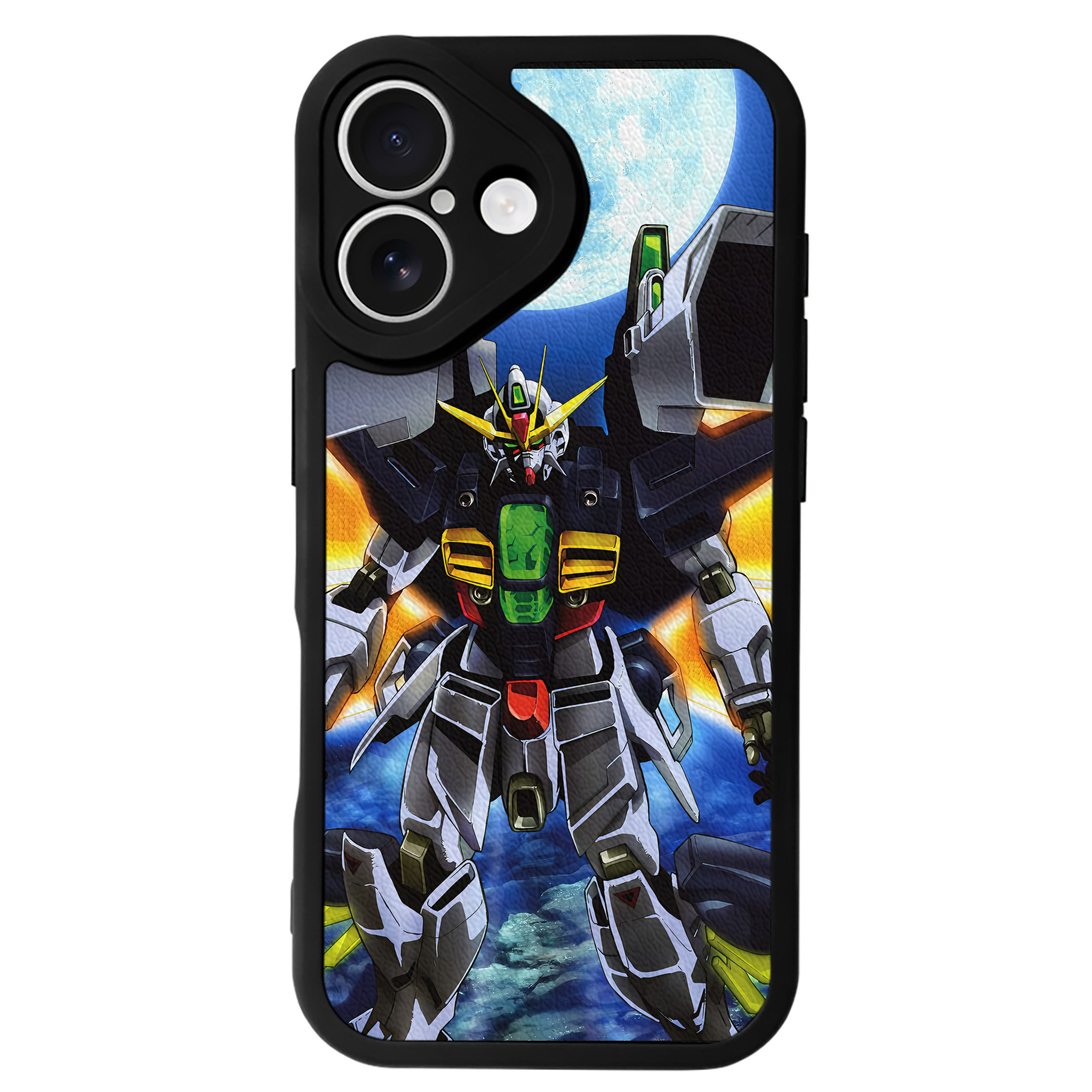 （画像用） 機動戦士ガンダム Mobile Suit Gundam 【iPhone 16シリーズ対応】シリコンスマホケース（レザー調） 材質：シリコン